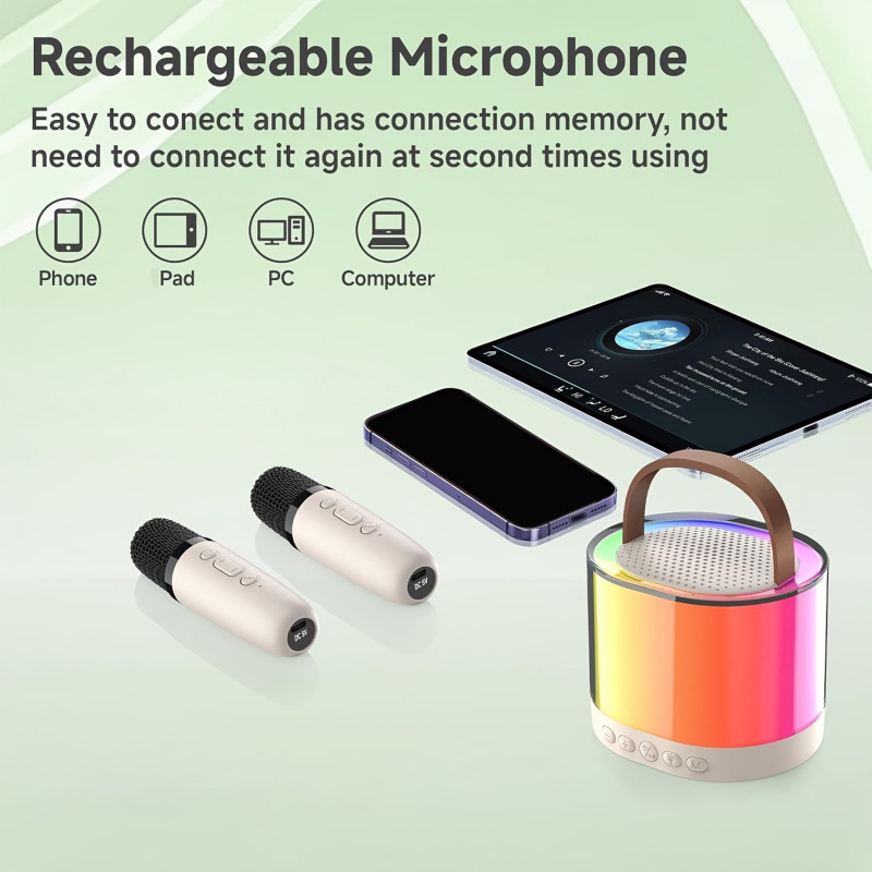 2026 New Cross-Border Dropshipping 3-Piece Portable Karaoke Machine