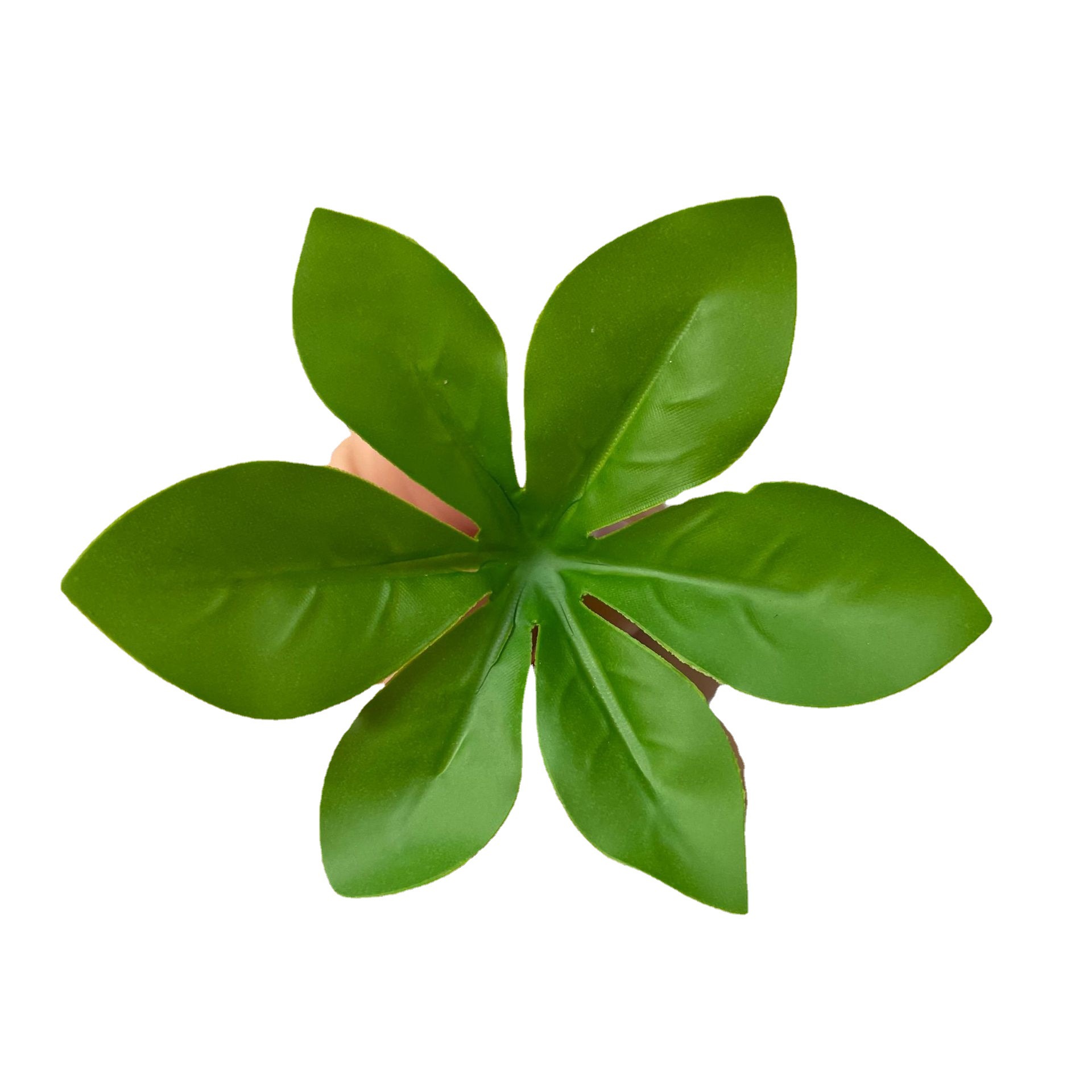 Simulation of hanging clock leaf high-quality feel multi-leaf soft-fitting simulation of horse drunken wood leaf trees for new single leaf