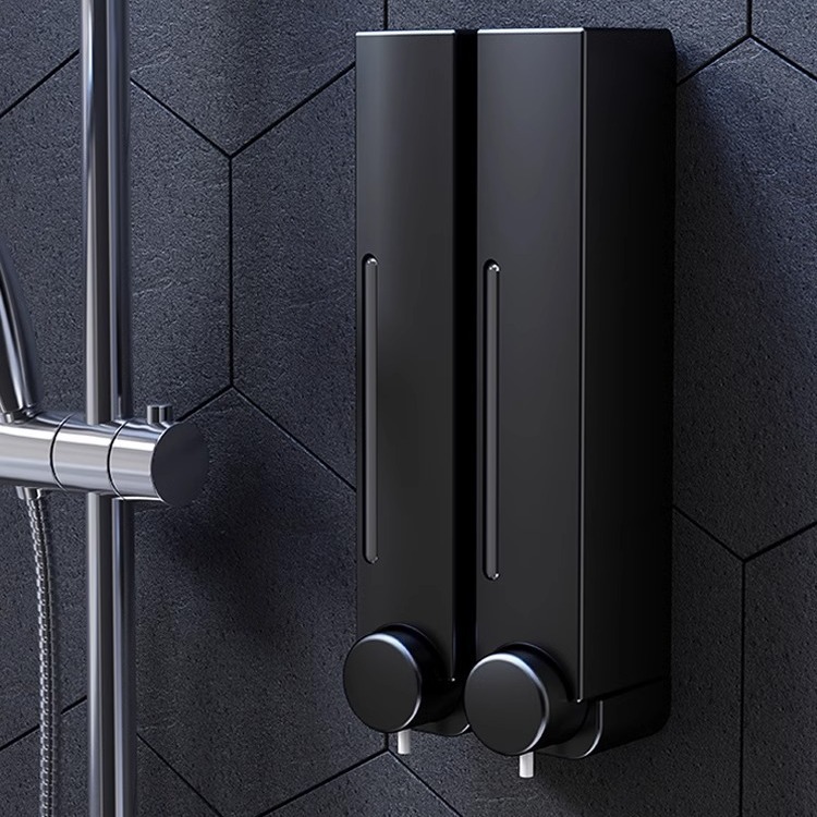 Wall-Mounted Hotel Bathroom Kitchen Soap Dispenser Wall-Mounted Hand Soap Shower Gel Shampoo Press Soap Dispenser