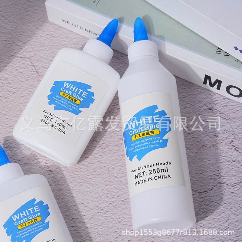 Manufacturer Spot Wholesale Handmade White Latex High Viscosity Woodworking Glue DIY Production Quick-Drying High Viscosity Slime White Glue