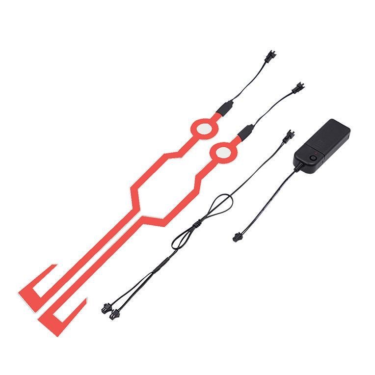 Motorcycle Helmet Light Strip Night Riding Luminous Helmet Light Strip Led Warning Light