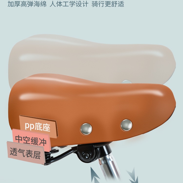 Parent-Child Bicycle for Mother and Child to Pick up and Drop Off Children with Child Seat