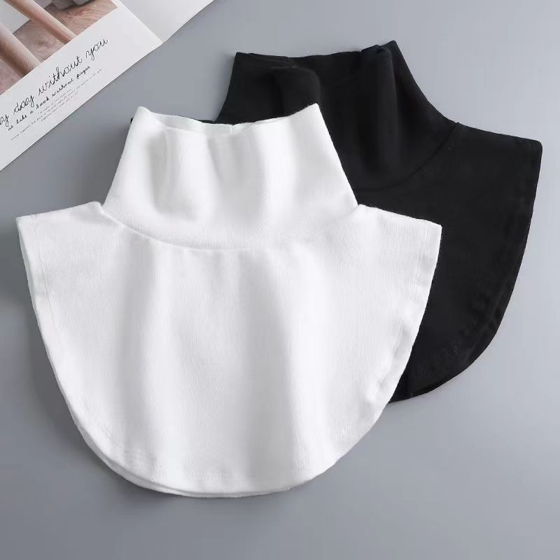 Антизимний воротник, осенне-зимнее нижнее белье, корейский стиль, вязаный высокий воротник, фальшивый воротник, зимний защитный воротник