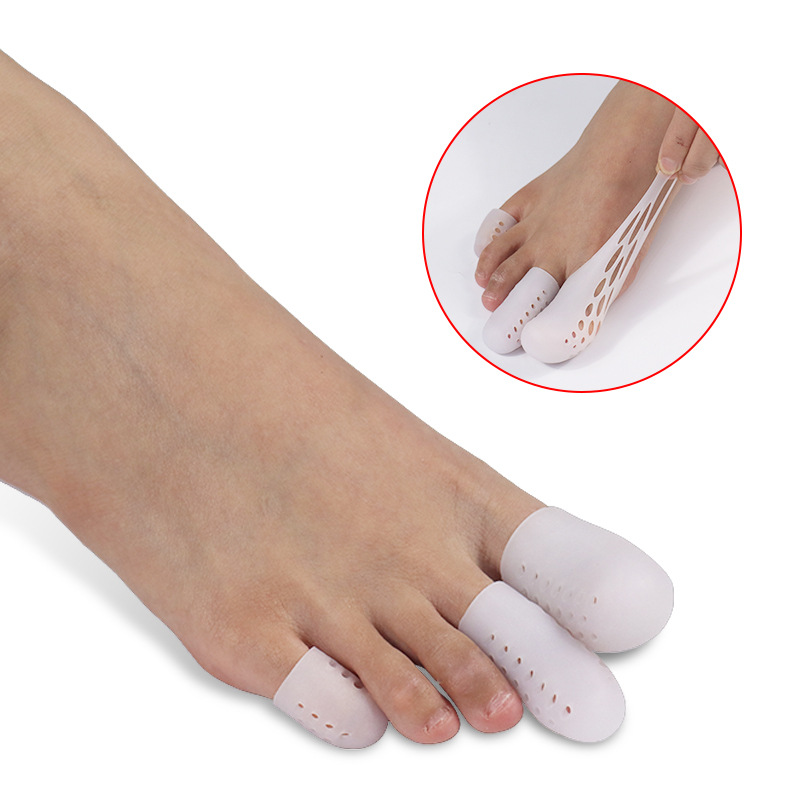 Breathable Soft and Comfortable Thumb Protective Cover Non-Slip Anti-Wear Finger Silicone Protective Cover Anti-Friction Toe Cover