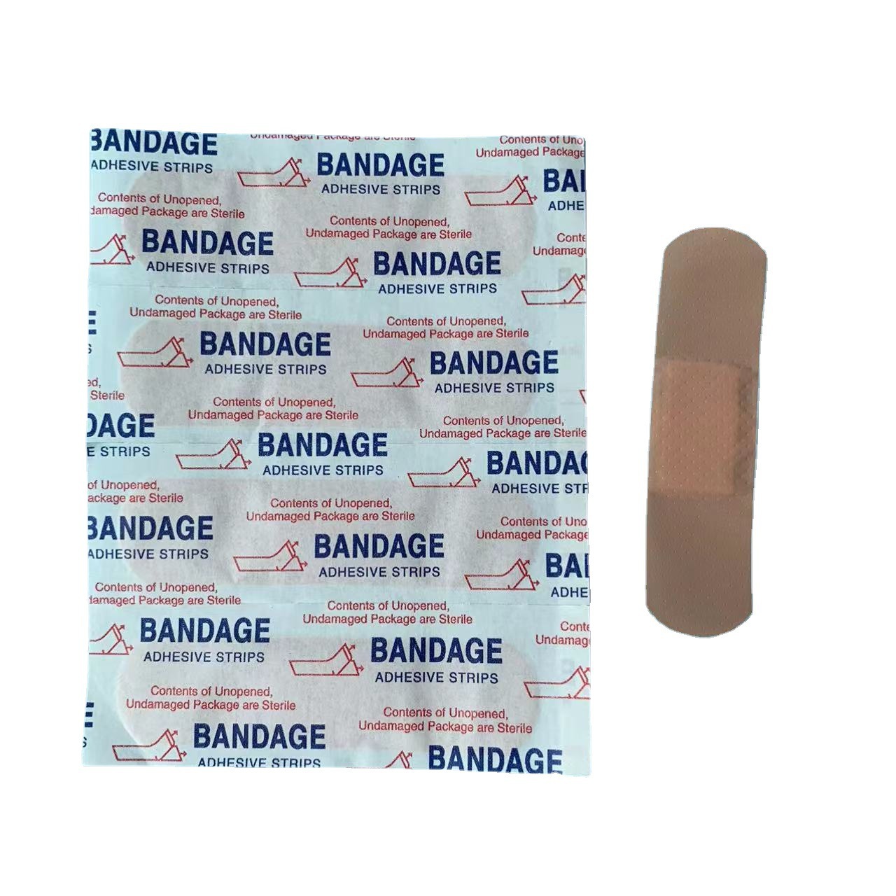 Factory direct supply waterproof PE band-aid shaped band-aid skin elastic vaccine needle paste foreign trade export