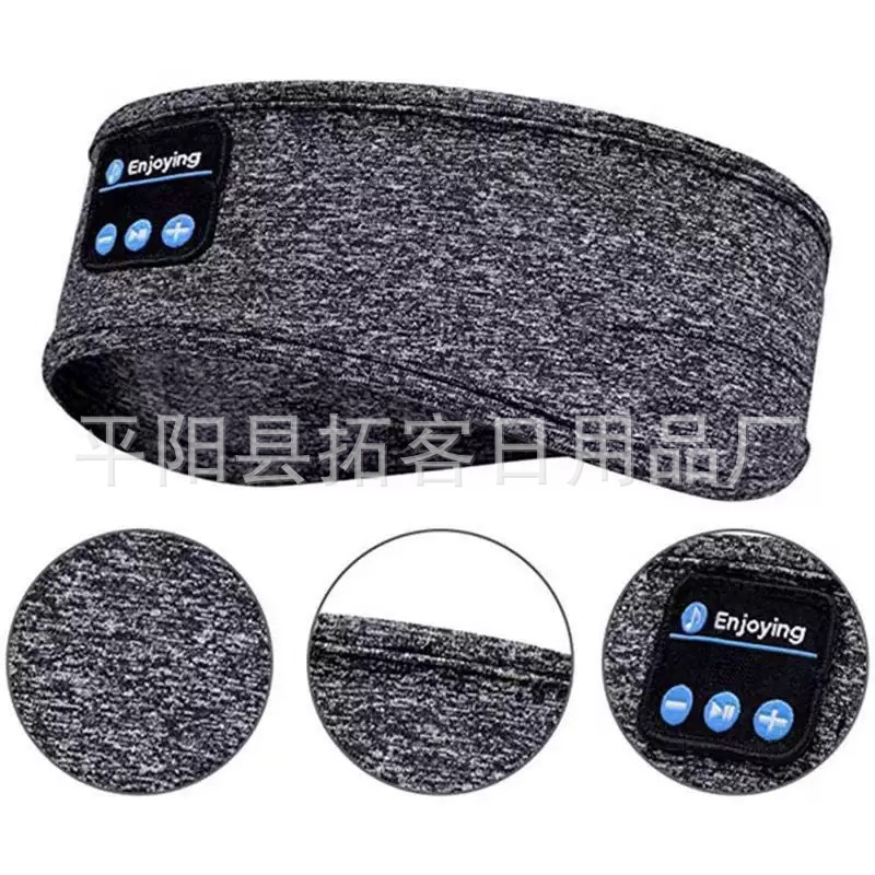 Новая беспроводная Bluetooth повязка на голову с музыкой, спортивная Bluetooth гарнитура, повязка для сна