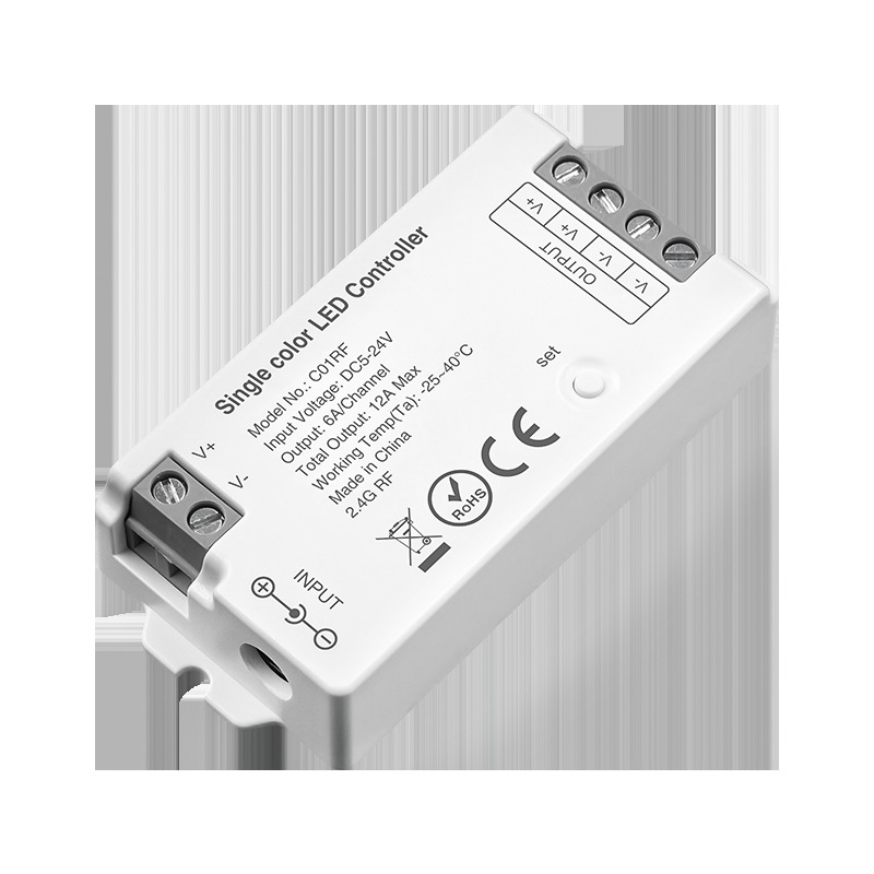 Single Color/Temperature Dimming C01Rfled Controller Supports Tuya Smart Life App Control