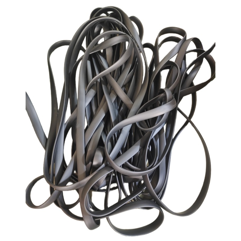 Supply New Type Outdoor Products Woven Belt with High Elastic Special-Shaped Foam Flat Strip Beach Chair Woven Flat Strip