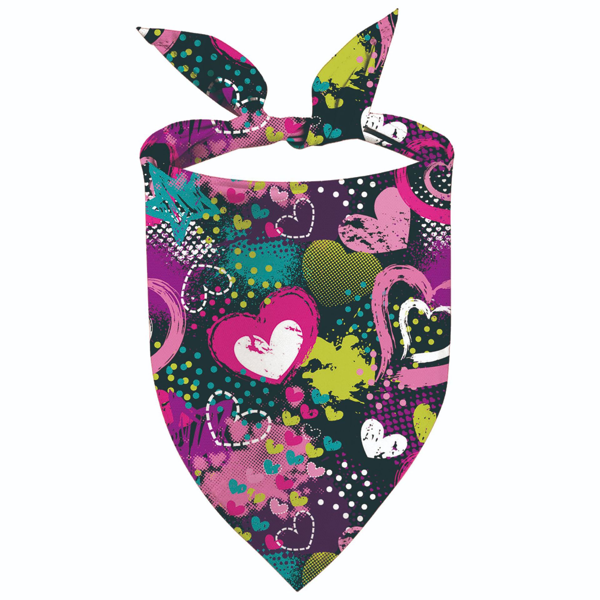 Cross-Border Valentine's Day Pet Saliva Towel Pet Bib Saliva Towel Dog Saliva Towel Pet Bib Manufacturer Wholesale