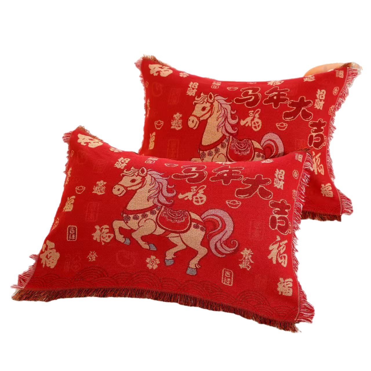 New Cotton thickened non-slip gauze pillow towel single household student Four Seasons single cotton non-slip headscarf