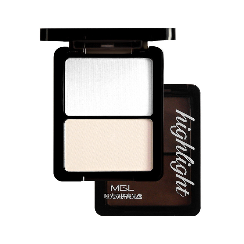 MGL two-color integrated high-gloss blush trimming plate three-dimensional matte brightening surface middle low saturation expansion color natural