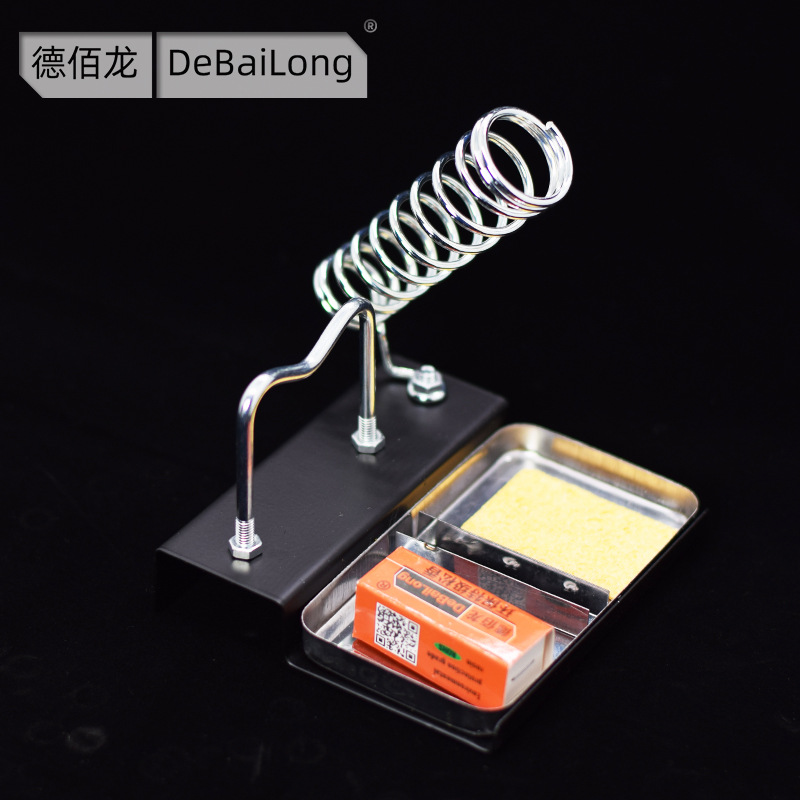 All-metal soldering iron rack multi-functional three-in-one 936 soldering station luo iron placement rack solder wire fixing bracket
