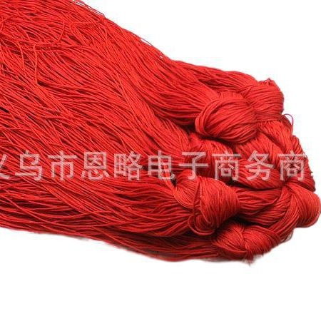 Поставка для рукоделия, красная ожерелье из веревки, красная линия, нефритовая веревка 1мм, оптовая продажа