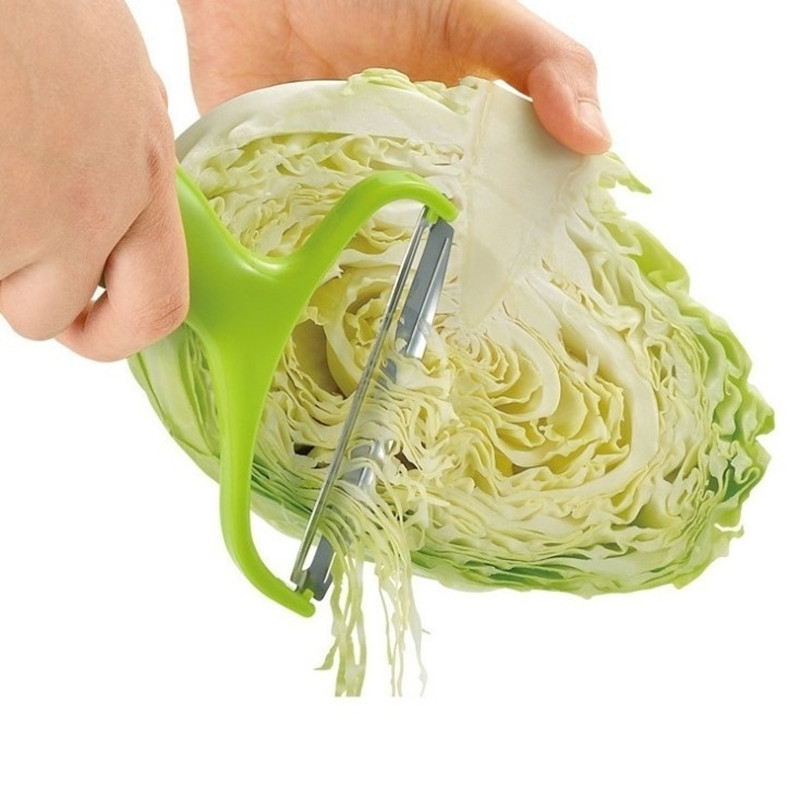 Household cabbage grater cabbage planing dual-purpose peeler wide mouth cabbage Japanese broccoli planing kitchen tool