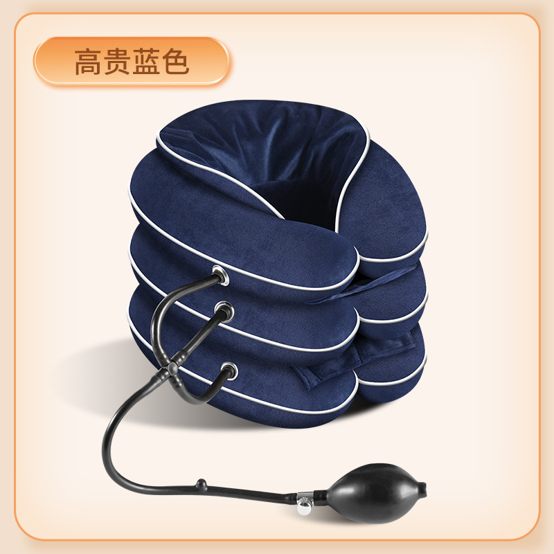 Factory direct cervical vertebra retractor inflatable neck brace home new stretch support a generation of hair