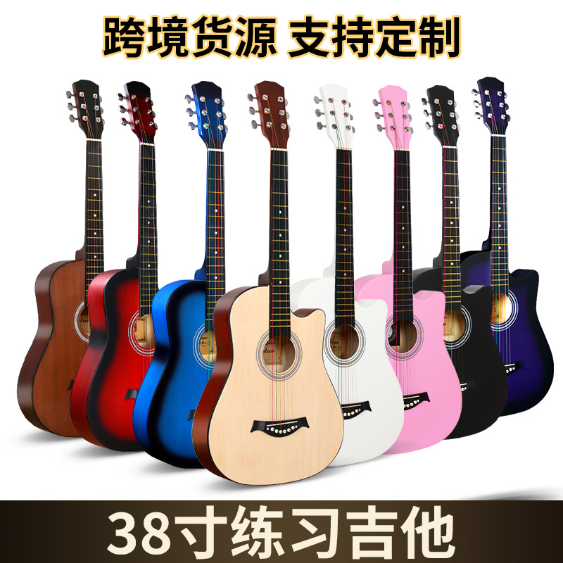 Оптовая продажа гитары 38 дюймов большое количество в наличии 41 дюйм акустическая народная гитара