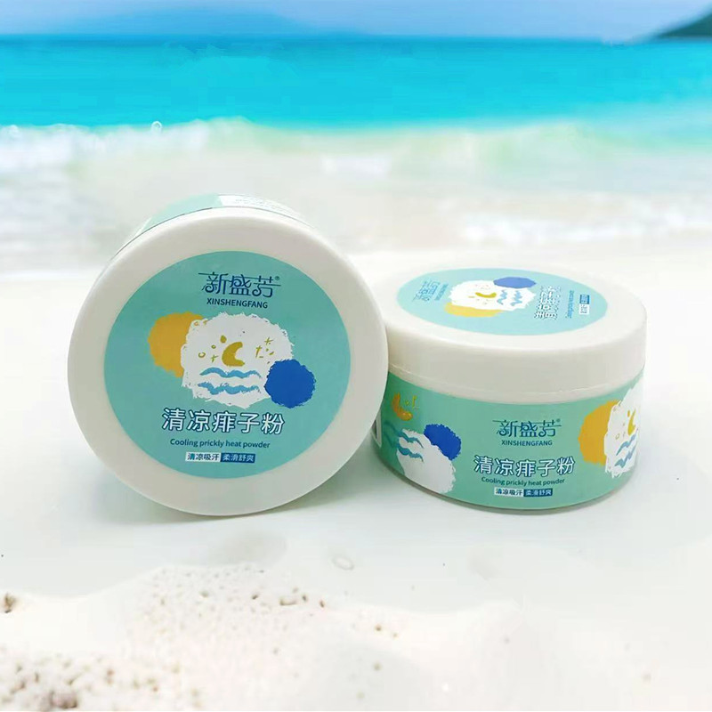 Manufacturer Wholesales Xinshengfang Cooling Prickly Heat Powder for Refreshing Skin, Large Quantity, Preferential Price