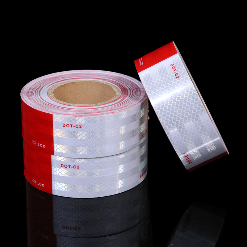 DOT European standard reflective stickers South American foreign trade reflective strips safety warning car stickers truck car rear reflective stickers