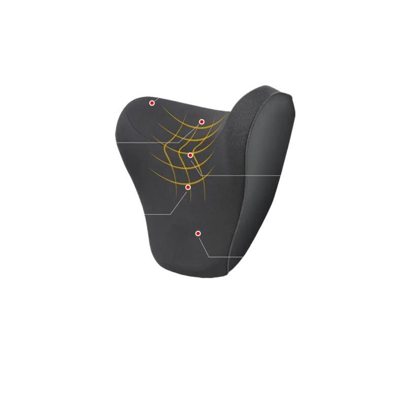 Car Electric Massage Headrest and Waist Support Car Neck Pillow Seat Cushion Car Waist Massager Headrest Car