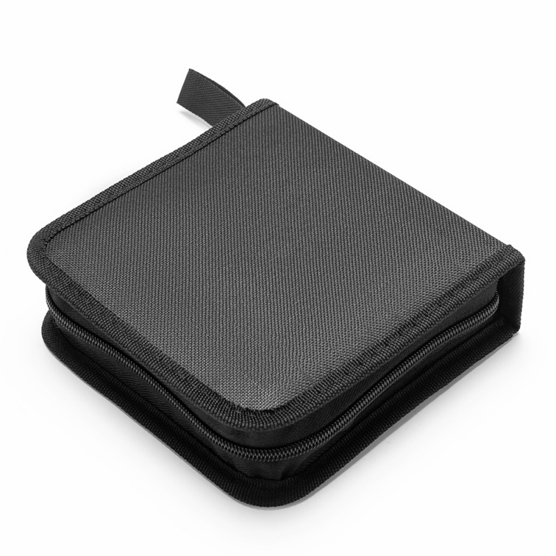Hengqi 40-Piece Oxford Cloth Cd Bag Car Cd Bag Dvd Cd Bag Cd Storage Box Cross-Border Supply