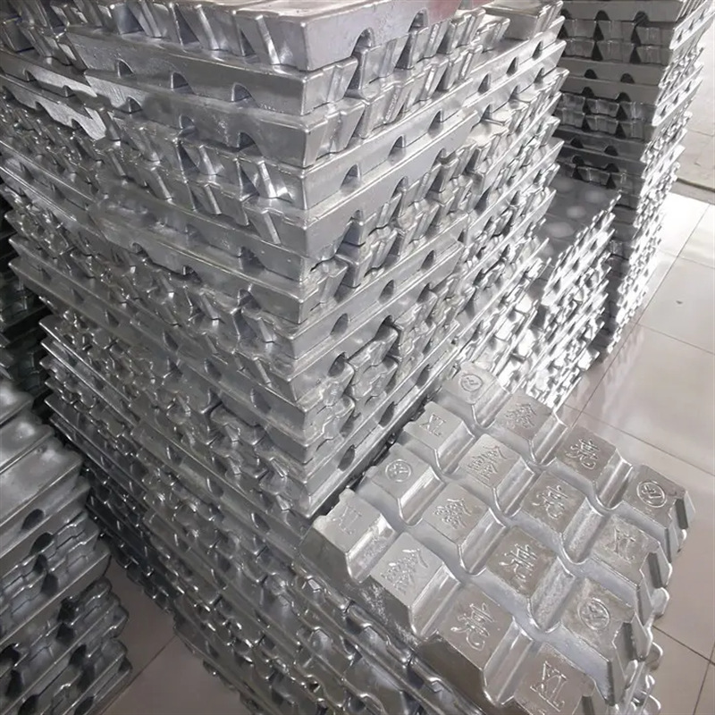 Zinc Ingot Zinc Alloy Battery Manufacturing Galvanized Anti-Rust Industrial Grade High Purity Environmentally Friendly Zinc Block Zinc Ingot for Electroplating