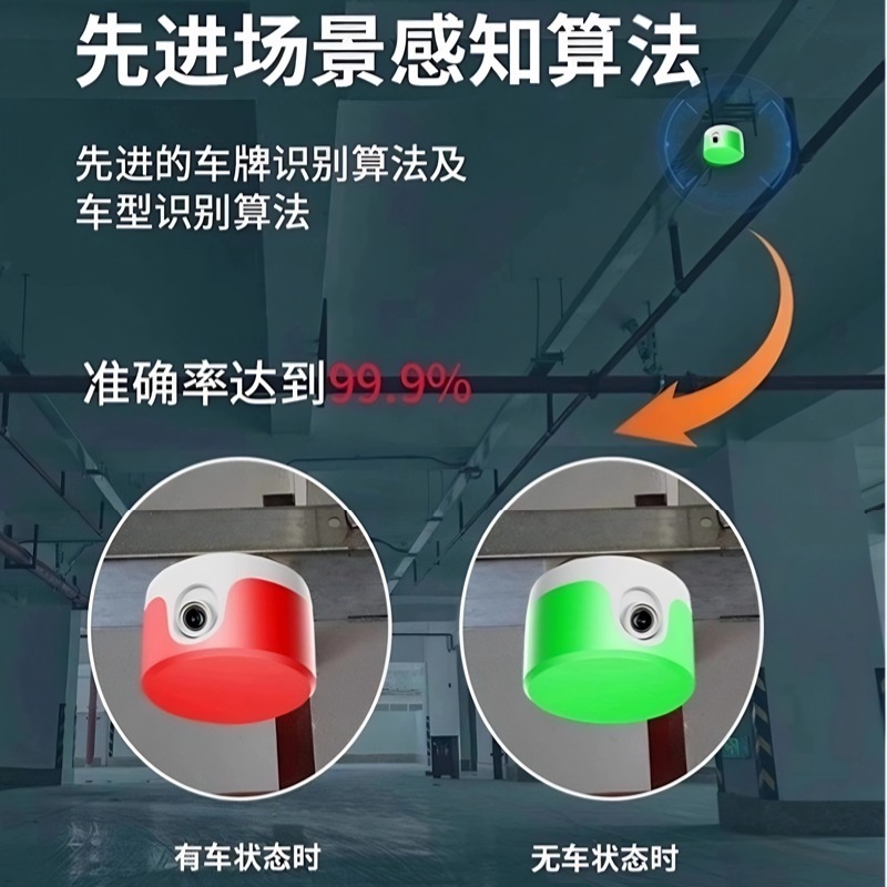 High-definition 3 million camera residential shopping mall underground parking lot video indoor reverse car search parking space guidance system