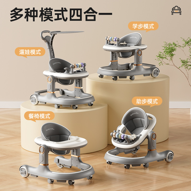 Baby Walker Anti-O-Leg Baby Multi-Functional Baby Learning to Drive Artifact Infant and Toddler with Hand Push Walker