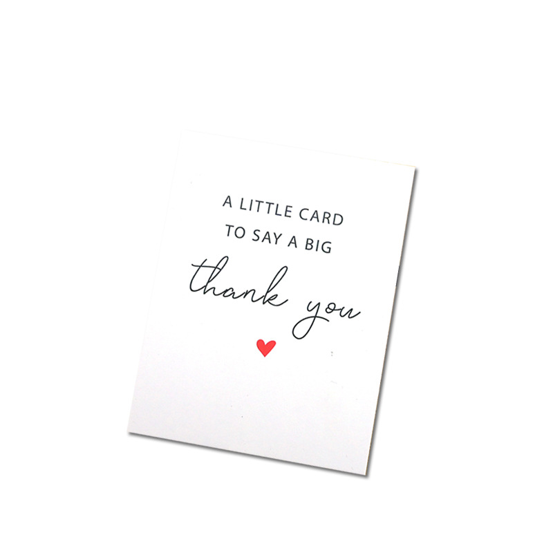 In-Stock Cross-Border Hot Sale Temu Amazon Universal Thanksgiving Card Paper Keychain Small Gift Exchange Blessing Card