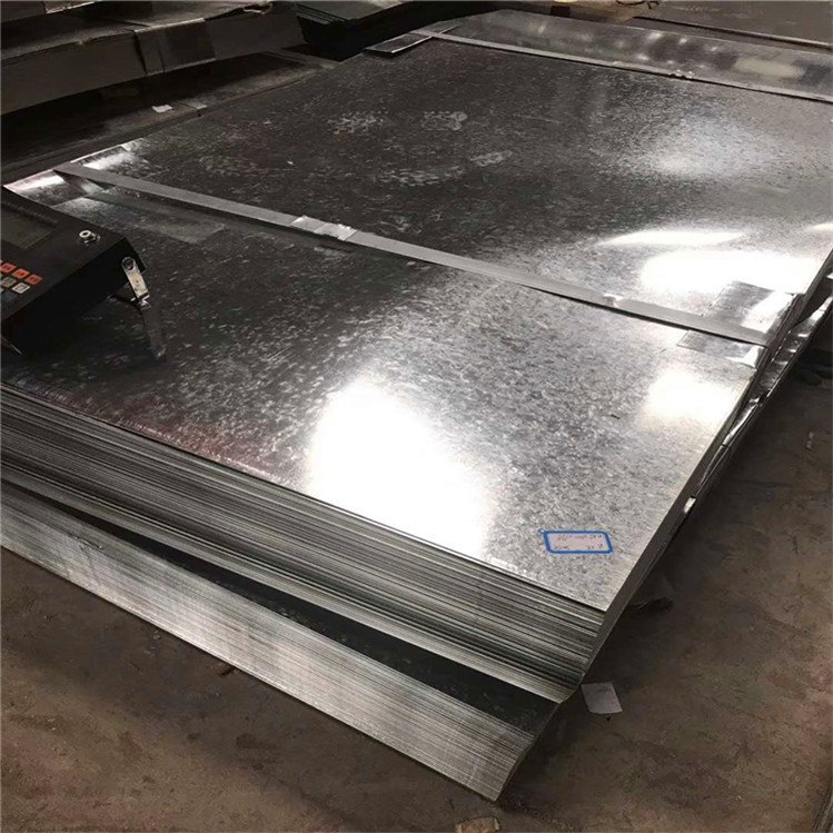 Galvanized Steel Plate, Flowerless Galvanized Iron Sheet, Deep Punching Dx53D Galvanized Sheet, Flowered High Zinc Layer 120g Galvanized Sheet