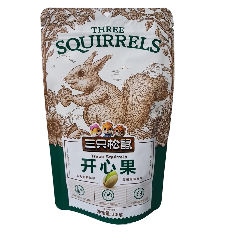 Three Squirrels Nut Snacks Macadamia Nuts Pistachios Dried Mango Snacks Cheap Large Volume Snacks Wholesale