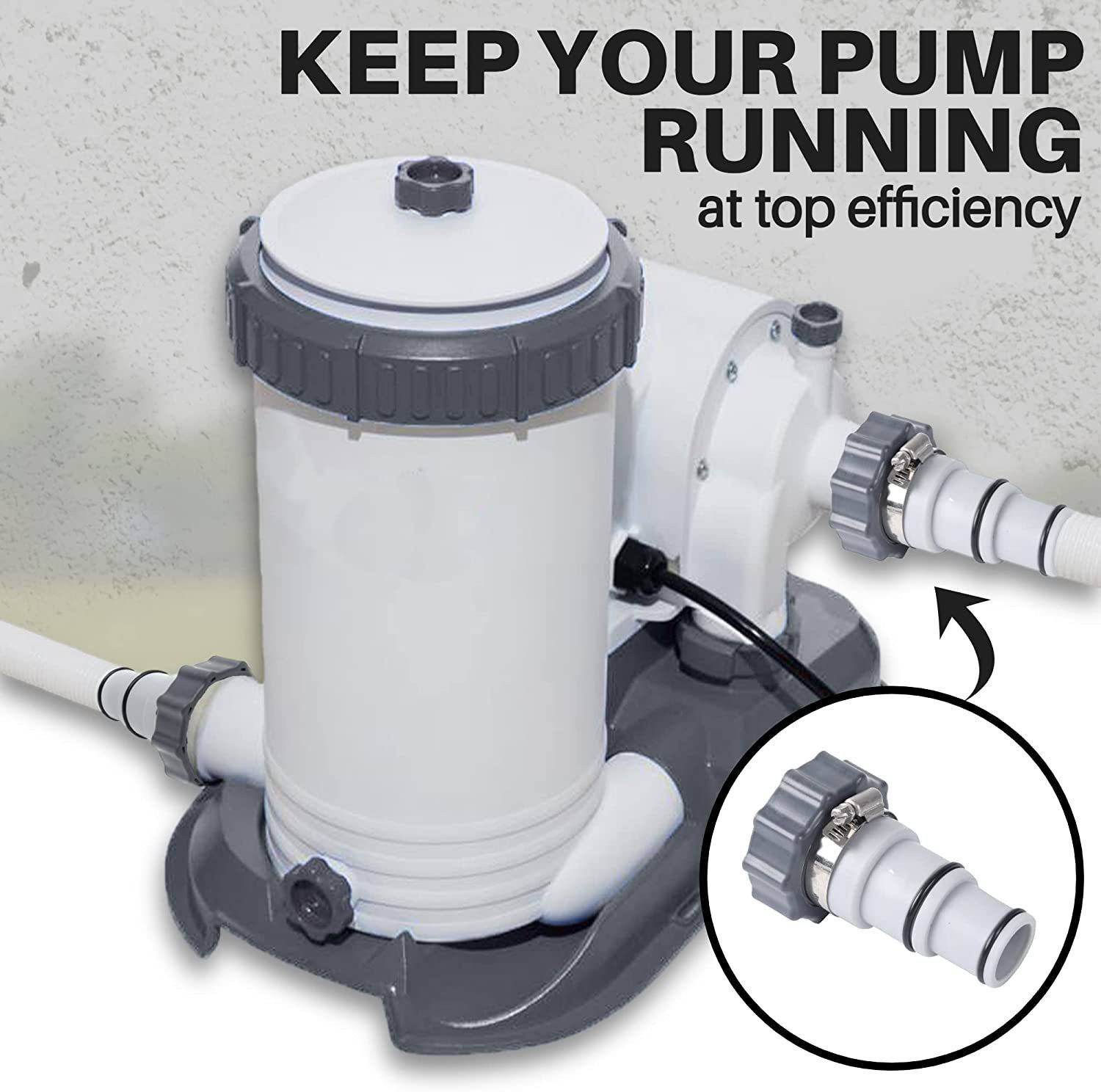 Swimming Pool Accessories Amazon Intex Filter Pump Interface 1.25inch Changed to 1.5inch B-Type Swimming Pool