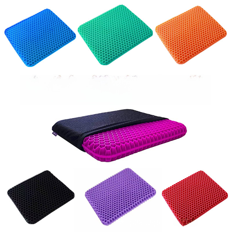 Factory Wholesale Honeycomb Gel Cushion Summer Products Ice Cushion Leather Sofa Car Seat Office Ice Cushion