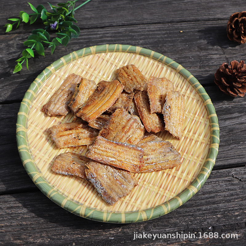 Crispy dried hairtail, crispy hairtail, dried seafood, ready-to-eat dried small fish, casual bagged snacks manufacturer