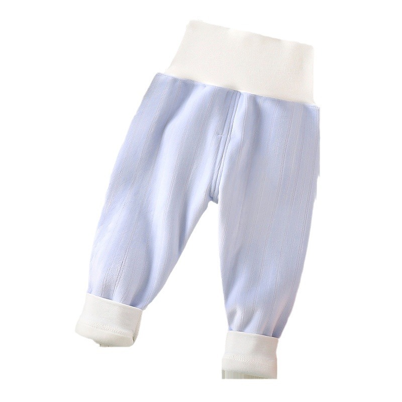 Baby winter warm pants men's and women's baby pants outer wear inner belly protection pants baby long pants bottoming fleece-lined pants