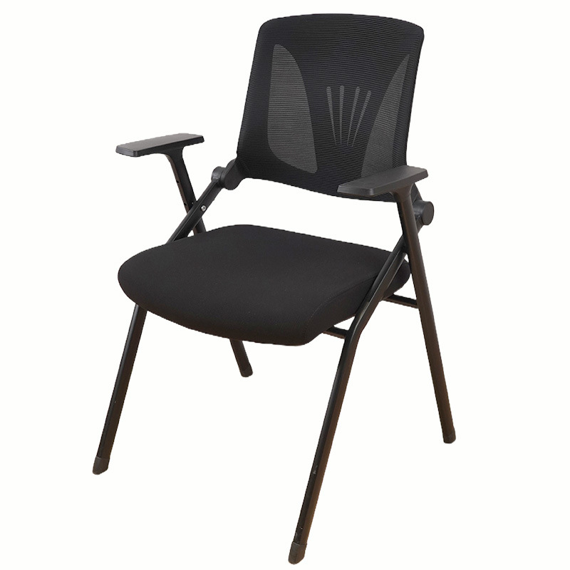 Training Chair, Training Room, Conference Room, Breathable Mesh Backrest, Stainless Steel Iron Legs, Foldable Chair, Portable Cold-Rolled Steel Chair