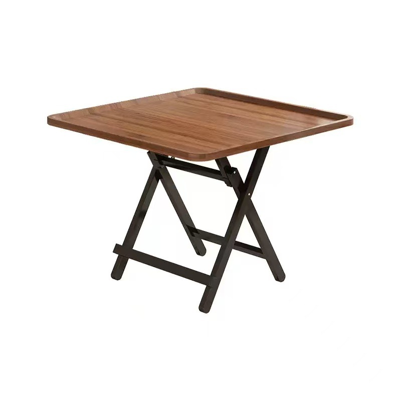 Foldable Household Manual Mahjong Table, Multifunctional Board-Style Square Dining Table, Simple Outdoor Dormitory Table, Dual-Use