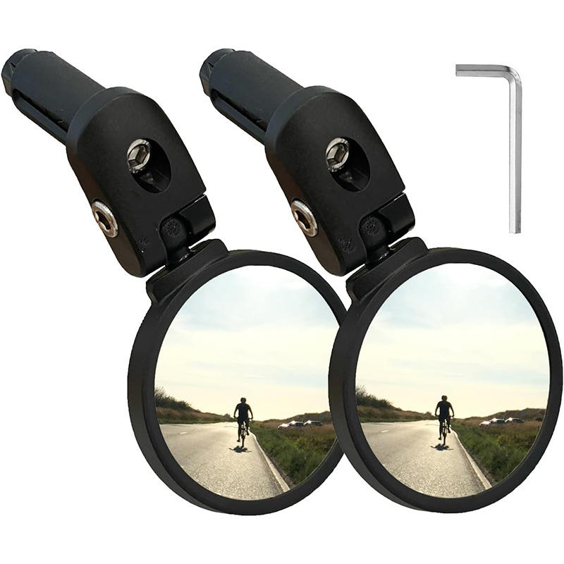 Оптовая продажа зеркала заднего вида для велосипеда из алюминиевого сплава регулируемое складное