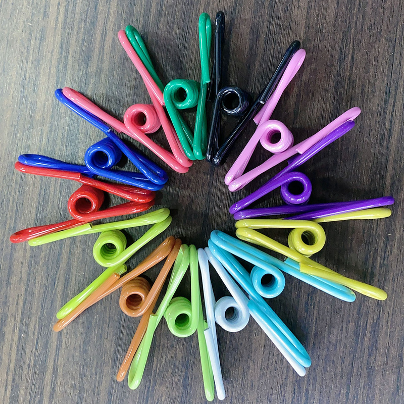 Оптовый цветной зажим для одежды, пластиковый зажим для пакетов, портативный зажим для продуктов