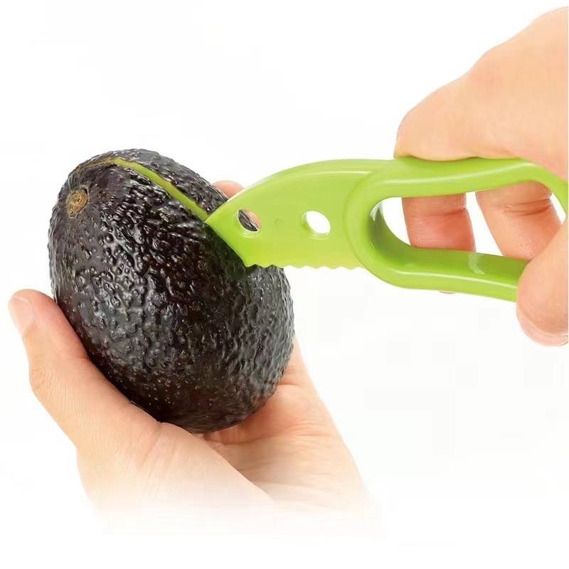 Cross-border 2-in -1 Avocado Slicer Avocado Knife Avocado Knife Household Fruit Cutter Wholesale
