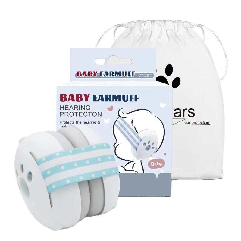 Children's Soundproof Earmuffs for Babies Sleeping, Noise Reduction, Decompression on Airplanes, Head-Mounted Nuclear Magnetic Fireworks Learning