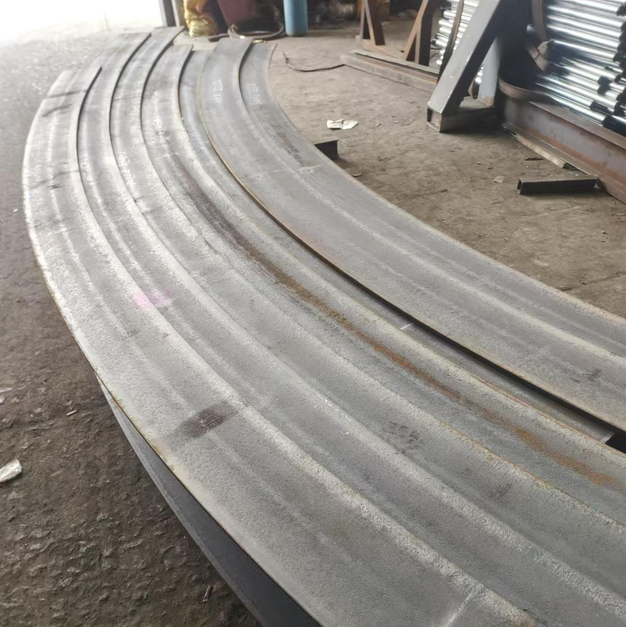 Q235B Q345B Low Alloy Cold Bent H-Shaped Steel I-Shaped Steel Bending Electric Hoist Guide Rail Galvanized H-Shaped Steel