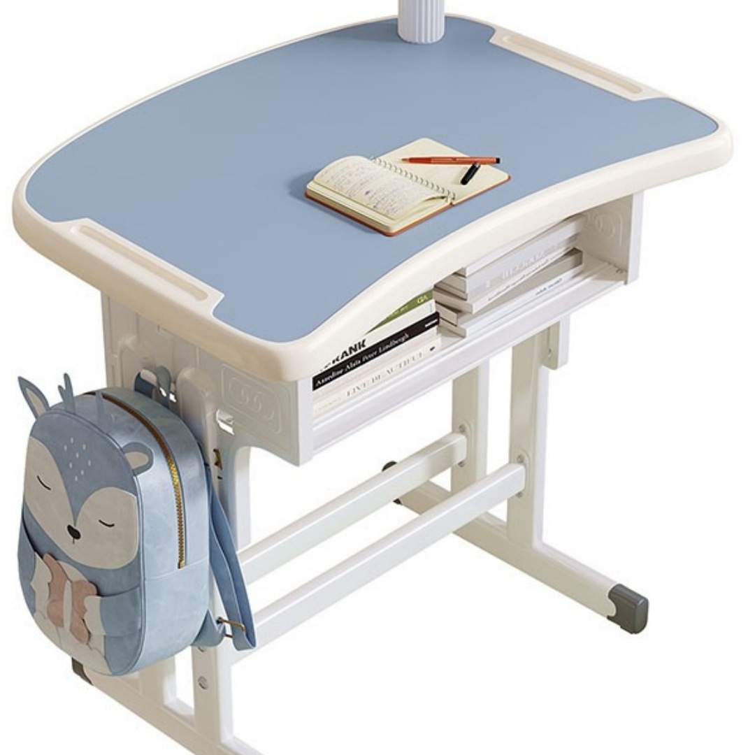 School Single Desk Home Single and Double Primary and Secondary School Students Adjustable Desk Campus Classroom Training Tutoring Writing Desk