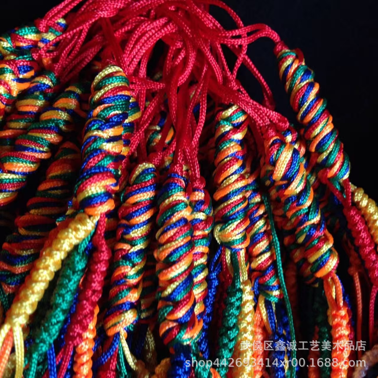 Diamond Knot Five-Colored Rope Diamond Knot Pendant