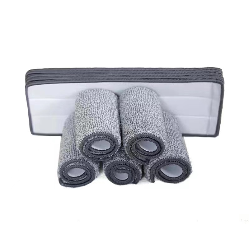 Flat mop cloth scratch replacement cloth sticky buckle with cloth flat mop fine fiber mop head mop cloth