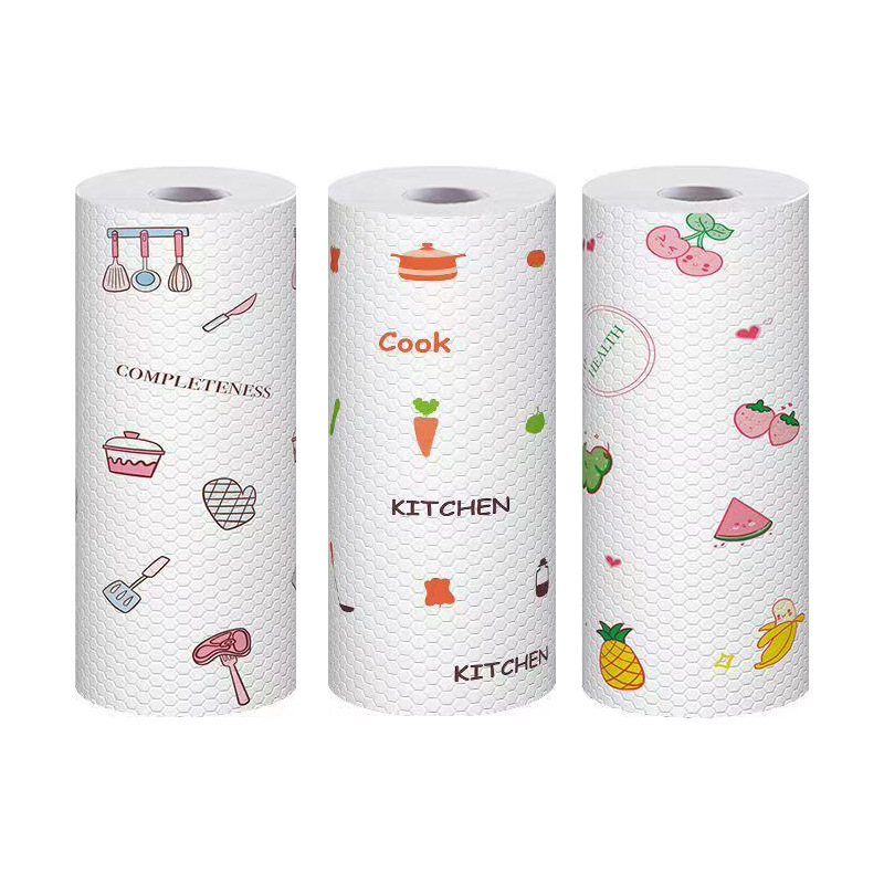 Cross-Border Disposable Household Lazy Foot Wipes Thickened Pedicure Absorbent Paper Towels Wet and Dry Kitchen Rag Paper