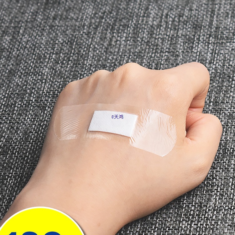 120 водонепроницаемых пластырей, прозрачных, невидимых, гемостатических, дышащих, для купания и плавания