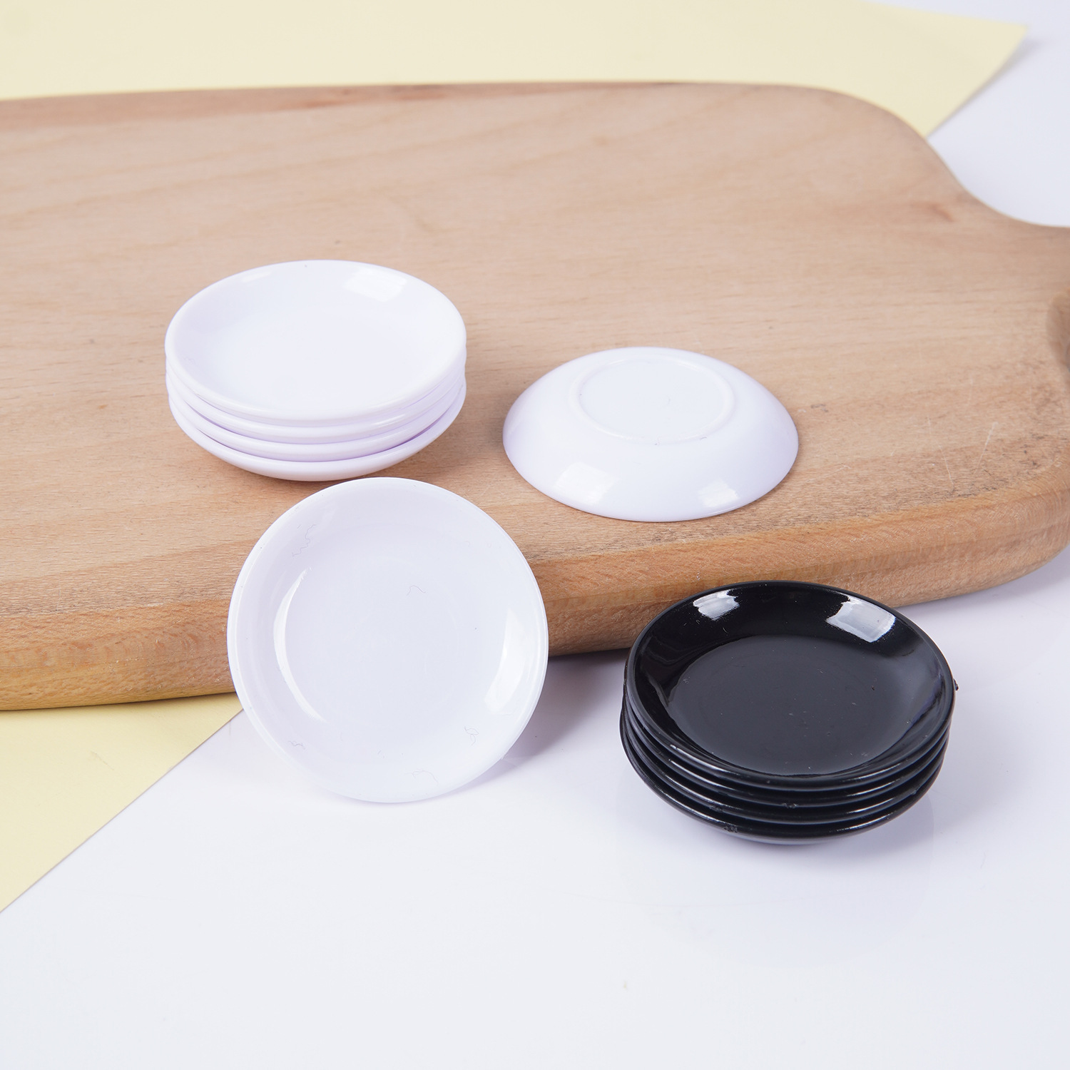 4 см миниатюрные искусственные тарелки аксессуары для кукольного домика