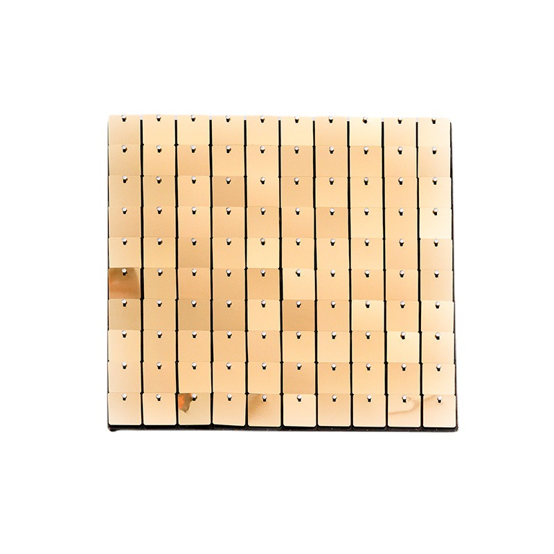 Buckle plate Transparent buckle plate Wedding decoration Buckle plate Sequin background wall Advertising buckle plate