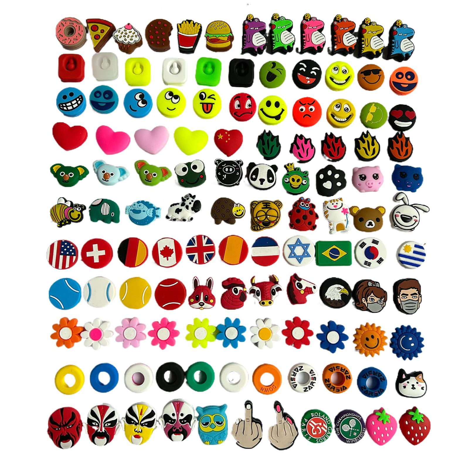 Коммеморативная версия амортизатора теннисной ракетки, популярный силиконовый амортизатор, креативный милый питомец