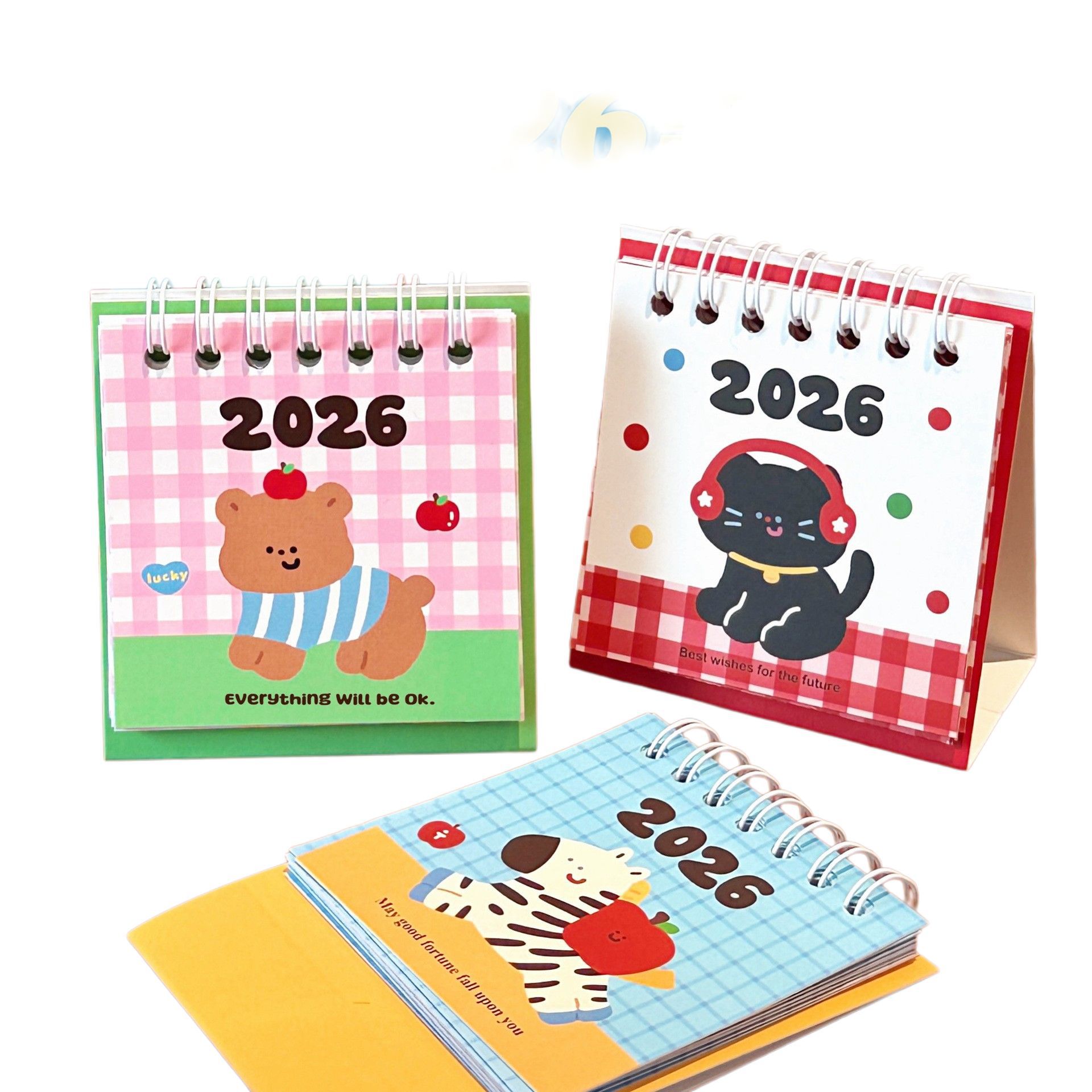 2026 Calendar Manufacturer Custom Office Desk Year of the Horse Calendar Ornament Advertising Promotional Gift Calendar Printing